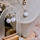 GLASH DESIGNS | Ash-nfused Baroque Pearl Earrings