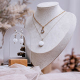 GLASH DESIGNS | Ash-nfused Baroque Pearl Pendant