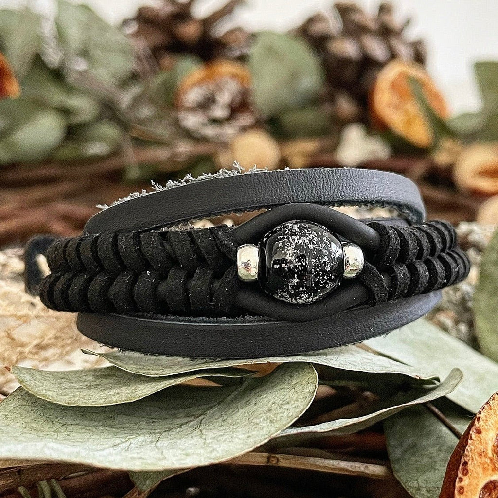 Fake deals leather bracelet