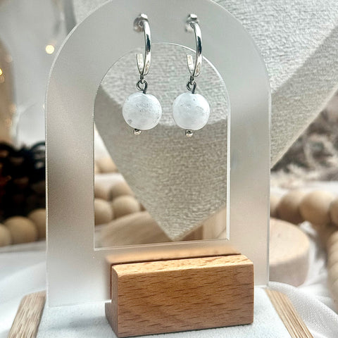 GLASH DESIGNS | Ash-nfused Baroque Pearl Earrings